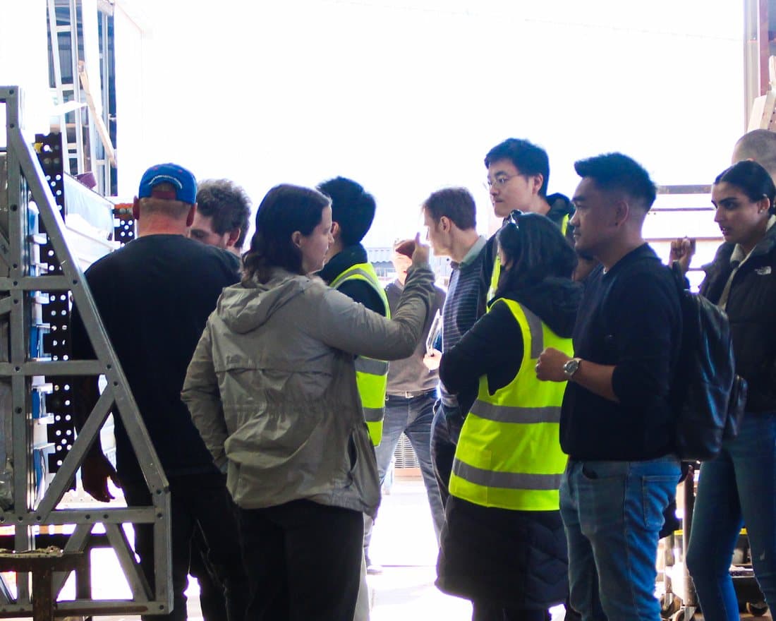 Installer training session with the Nexbrick team
