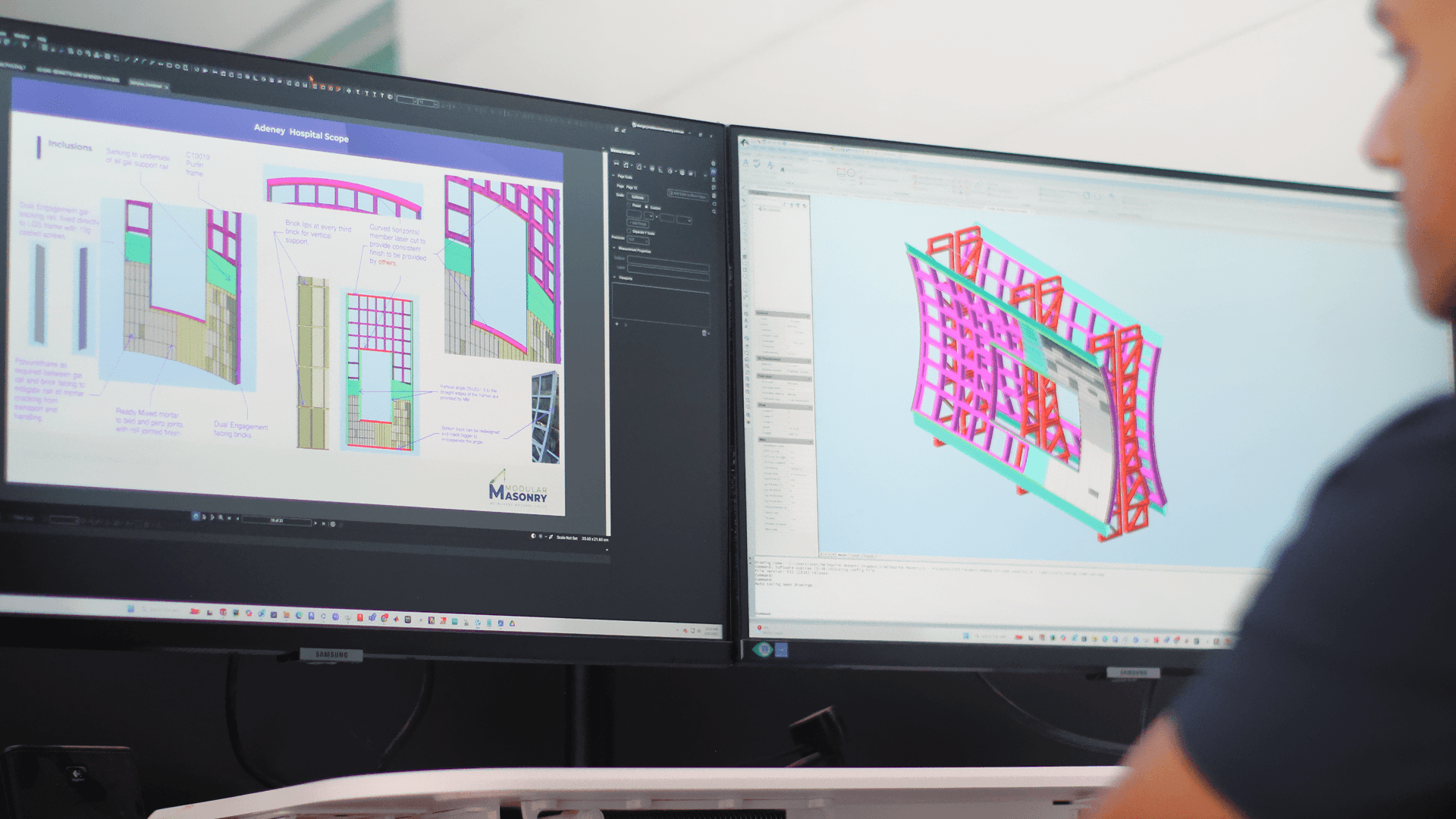 Adeney Hospital — CAD panel design and modelling